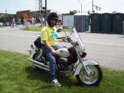 Robert Weaver, KF4KED Motorcycle Mobile Station for Traithlon